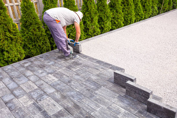 Residential Paver Driveway in Hart, TX